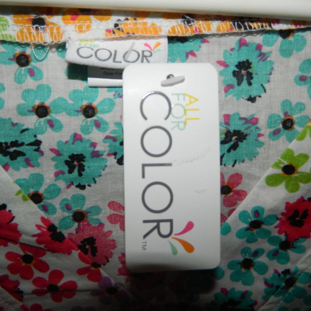 All For Color Boutique Tunic Size Large  (D2) - Picture 2 of 4